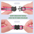 2 Pack Cat Collars Quick Release Reflective Kitten Collar - Image 2