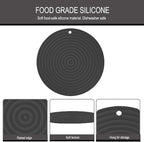 2 Pack Silicone Pet Food Mat, Small Rubber Mat - Image 6