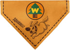 Disney Pet Bandana Up Dug Squirrel Pose and Wilderness Explorer Badge Orange by Buckle-Down