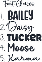 Personalized Crate Sign, Custom Dog Decor, Hanging Crate Sign, Personalized Pet - Image 5