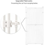 unipaws 75" High Extra Tall Cat Gate, Auto Closing and No Drilling Safety Gate - Image 5