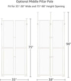 unipaws Transparent Clear Cat Safety Gate, Auto Closing and No Drilling Plus - Image 5