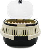 Black Travel Small Animals Hamster Hedgehog Guinea Pig Cage Carrier - Image 4