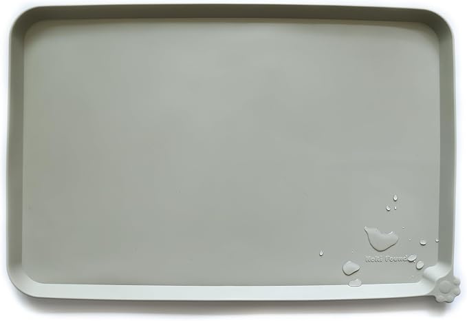 Hoki Found L Silicone Non Slip Pet Dog Cat Bowl Mats by Hoki+Found