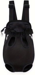 Pet Dog Carrier Backpack, Portable Breathable Mesh Chest Carrier, Polyester by Unknown