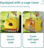 Portable Plastic Bird Cages Lightweight Waterproof Ventilated Travel Bird Cage - Image 8