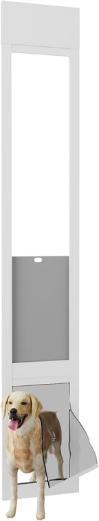Doggie Door Insert for Sliding Glass Doors, Adjustable Height 76 1/8"-80 7/8" - Image 9