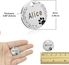 Personalized Dog/Cat Cute Paw Pet ID Tag - Image 5