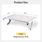 Window Sill Mount Cat Perch for Indoor Cats, One-Step Sliding Clamping Slot - Image 4