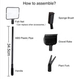 4 in 1 Portable Aquarium Cleaning Tool Kit Fish Tank Cleaning Set - Image 6