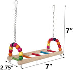 Bird Swing Conure Toys, Parrot Climbing Hammock - Image 4