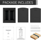 【PATAPLUS】 Aluminum French Large Dog Door, Strong Double Magnetic Flaps - Image 8