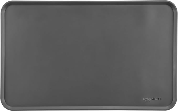 Amazon Basics Waterproof Non-Slip Silicone Pet Feeding Mat by AmazonBasics