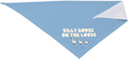 Silly Goose on The Loose Triangle Dog Bandana, Summer Bandana Funny Triangle - Image 4
