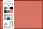 Dog Food Mat - Raised Edges Dogs Mat by PETHAPPILY
