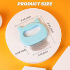 Cat Comb Pet Short Long Hair Removal Massaging Shell Comb Soft Deshedding Brush - Image 5