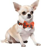 2-Pack Plaid Cat Collar with Bell and Bow, Breakaway Kitten Collar with Bell - Image 2