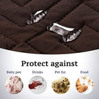H.VERSAILTEX Reversible Sofa Slipcover Furniture Protector Water Resistant 2" - Image 3