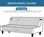 H.VERSAILTEX Futon Cover Reversible Sofa Slipcover Furniture Protector Water - Image 2
