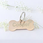 Stainless Steel Personalized Pet ID Tags, Art Design - Image 6