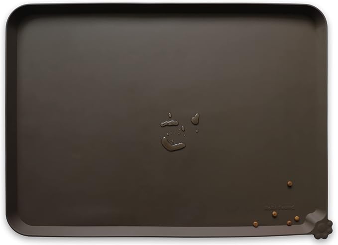 Hoki Found XX-Large Silicone Pet Food Mats Tray by Hoki+Found