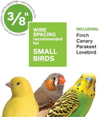 Prevue Pet Parakeet Manor Bird Cage - Image 5