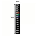 AQUANEAT 6 PCS Aquarium Thermometer Strips, Fish Tank Thermometer Sticker - Image 6