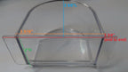 Lot of 4 Bird Cage Clear Plastic Seed Water Feeder Cups - Image 2
