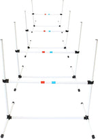 Midlee Dog Agility Bar Jumps- Set of 4 Jumps by MidleeDesigns