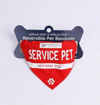 Support Pets Reversible ESA & PSD Pet Bandana – Printed “Support Pet” & Service - Image 4