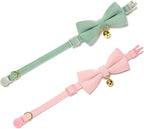 2 Pack Soft Corduroy Cat Collars - Image 4