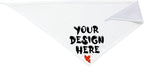 Custom Dog Bandana Add Your Text Photo Name Personalized Neckwear Bandanas Soft - Image 5
