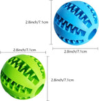 Dog Treat Toy Ball, Dog Tooth Cleaning Toy, Interactive Dog Toys 2.8" Pack of 2 - Image 6