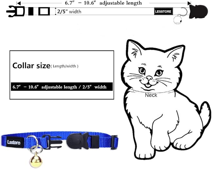 Personalized Nylon Cat Collar Breakaway - Image 4
