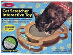 Cat Scratcher Interactive Toy, 12 x 8.6 inch Wooden Scratching Board - Image 8
