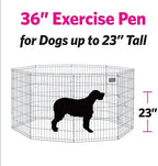 MidWest Homes for Pets Folding Metal Puppy / Dog Exercise Pen, Indoor/Outdoor - Image 7