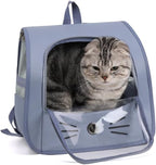 Pet Backpack Carrier, Traveler Breathable Transparent Carrier - Image 6
