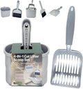 4-in-1 Cat Litter Scoop with Holder, Cat Litter Box Organizer Cleanup Kit by Vitisyao