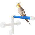 Hypeety Pet Parrot Bath Perches Rack Suction Cup Bird Window and Shower Perch by Hypeety