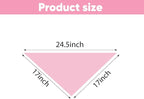 BRT Bearingshui Triangle Dog Bandana 12 Pack, Blank Dog Handkerchief Scarf - Image 5