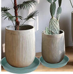 3 Pack of 25 26 inch Plant Saucer, 4.2" Depth, Large Deep Plastic Flower - Image 7