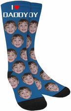 D-Story Custom Face Socks, Personalized Photo Picture on Socks, Unisex Athletic - Image 3