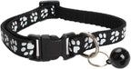 MJIYA Cat Collar with Bell, Breakaway Grid Collar with Plastic Buckle, Light by MJIYA