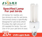 FUNKS TORITOMOSU Bird Cage UVB Light Combo Kit, AvianSun Lamp 2.4% UVB UVA 20W - Image 5