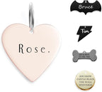 316 Surgical Grade Stainless Steel Personalized Dog & Cat ID Tags by ADOGINTHEHOUSE