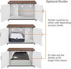 unipaws Extra Large Cat Litter Box Enclosure Furniture - Image 5