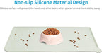 AUDWUD Silicone Waterproof Pet Feeding Mats, Anti Slip Bowl Pad, Dog Mat - Image 2