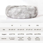 WESTERN HOME WH Calming Dog & Cat Bed, Anti-Anxiety Donut Cuddler Warming Cozy - Image 2
