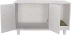 GDLF Modern Wood Pet Crate Cat Washroom Hidden Litter Box Enclosure Furniture - Image 9