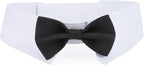 Segarty Dog Bow Tie for Neck Girths 16.5-21.2 in, Adjustable Bowtie Collar for by Segarty